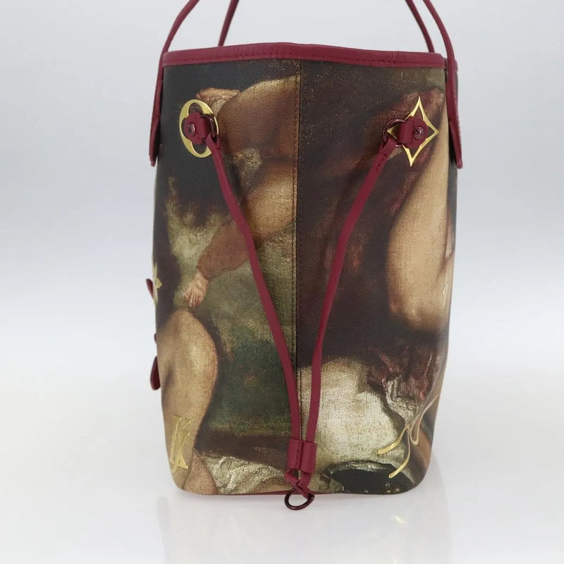 Louis Vuitton Neverfull Nm Tote Limited Edition Jeff Koons Titian Print Canvas Multicolour Bag