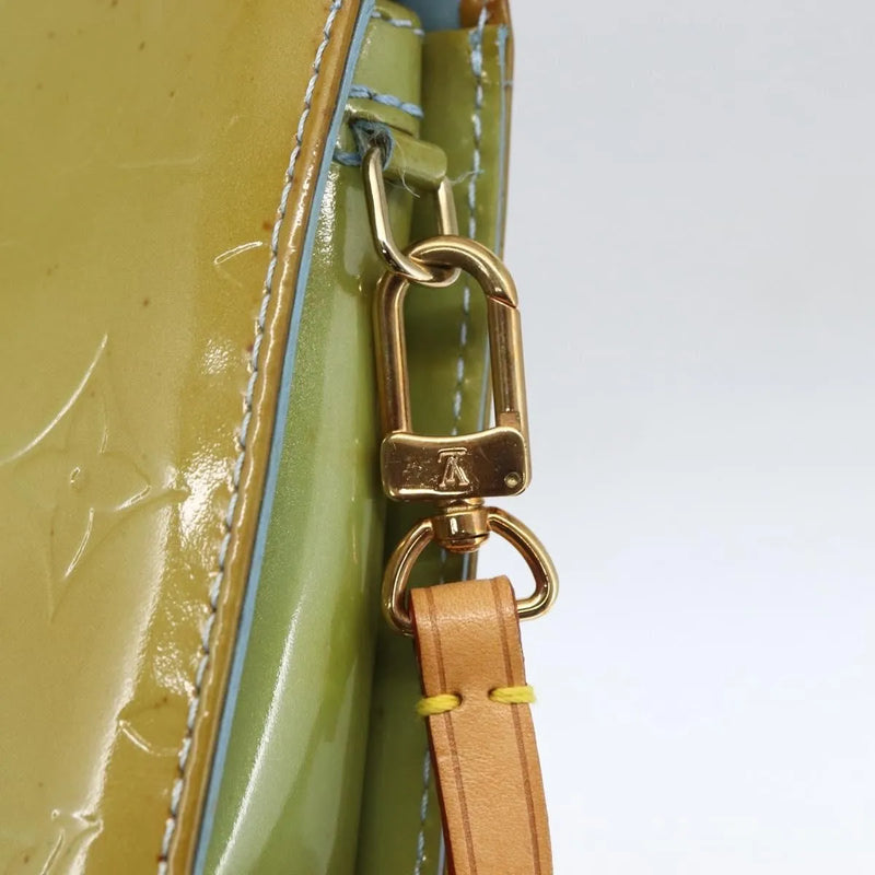 Louis Vuitton Lexington Pochette Monogram Vernis Blue Patent_leather Bag