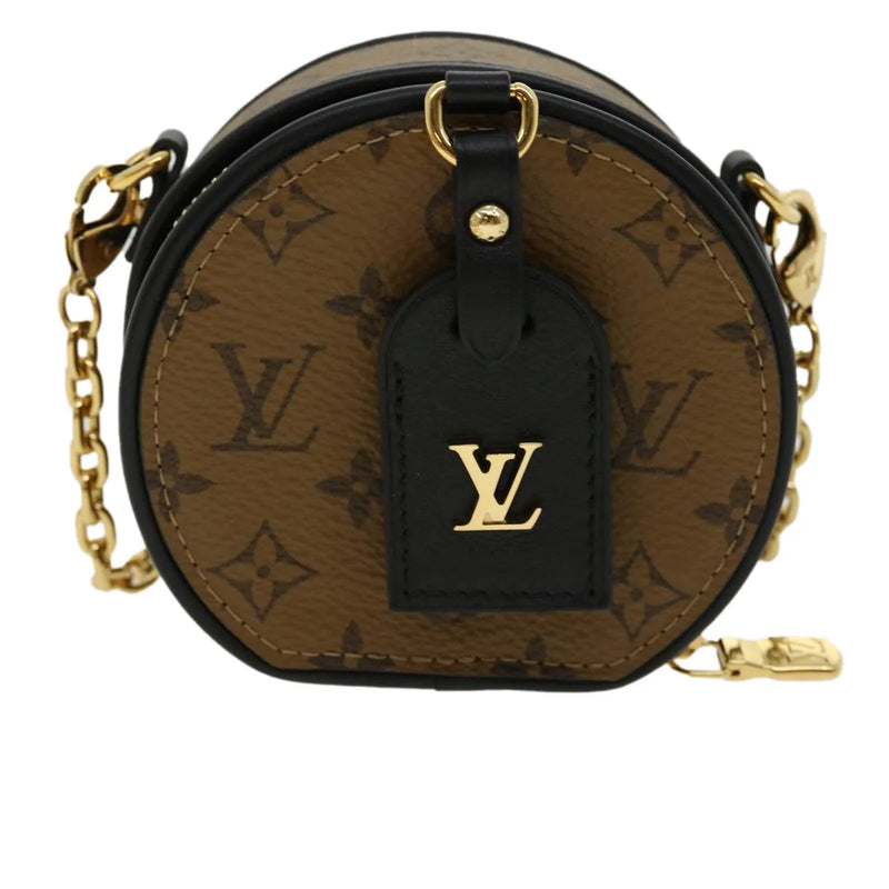 Louis Vuitton Boite Chapeau Souple Reverse Monogram Giant Brown Canvas Bag