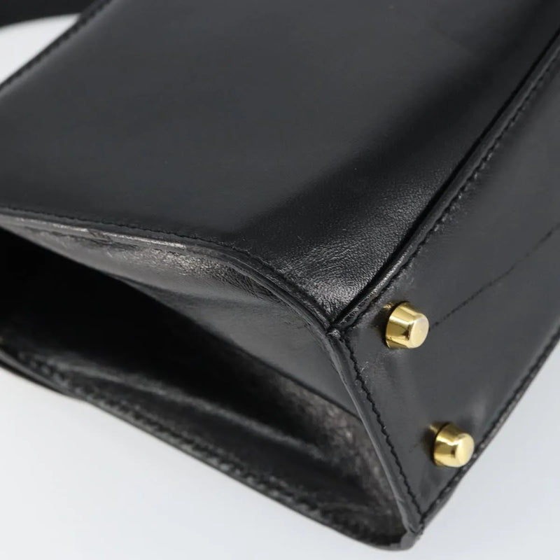 Bally Vintage Leather Black Bag