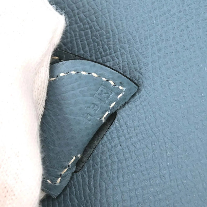 Hermes Evelyne Bag Gen Ii Epsom Blue Leather