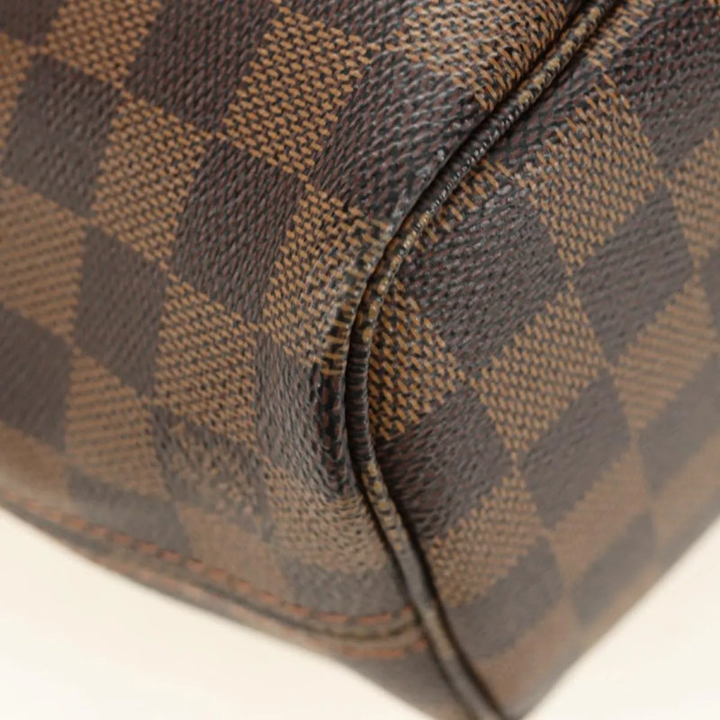 Louis Vuitton Neverfull Tote Damier Brown Canvas Bag