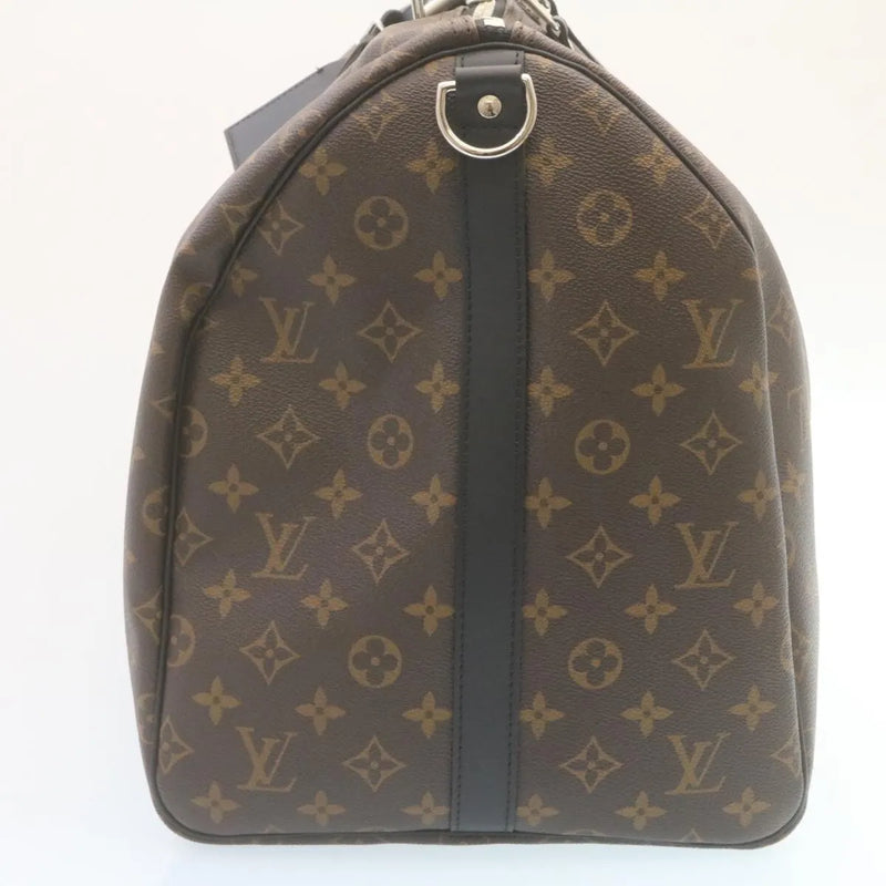 Louis Vuitton Keepall Bandouliere Monogram Canvas Brown Bag