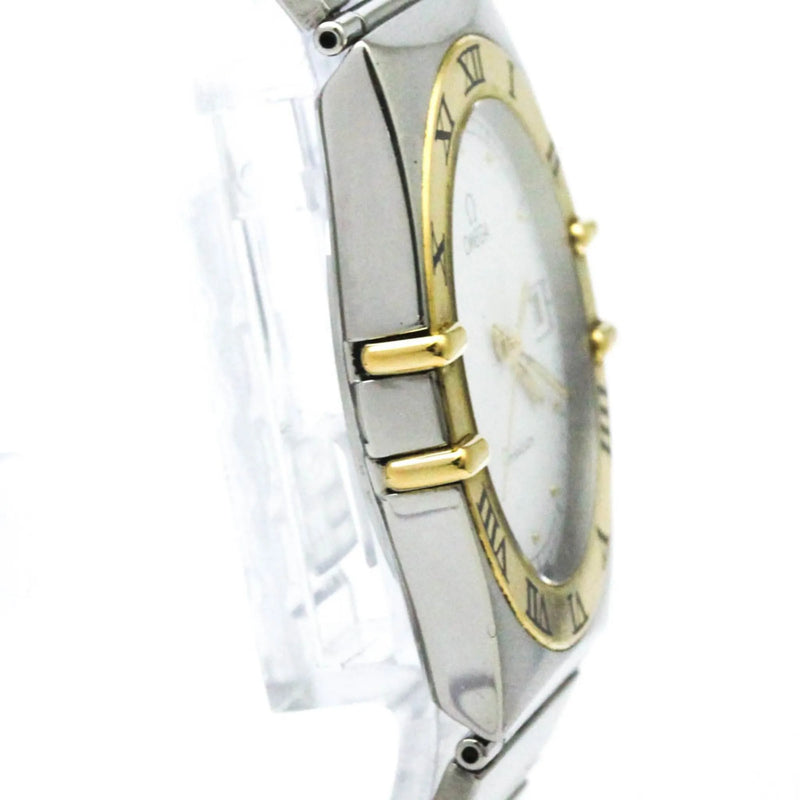 Omega Constellation Quartz Stainless Steel And Yellow Gold Watch