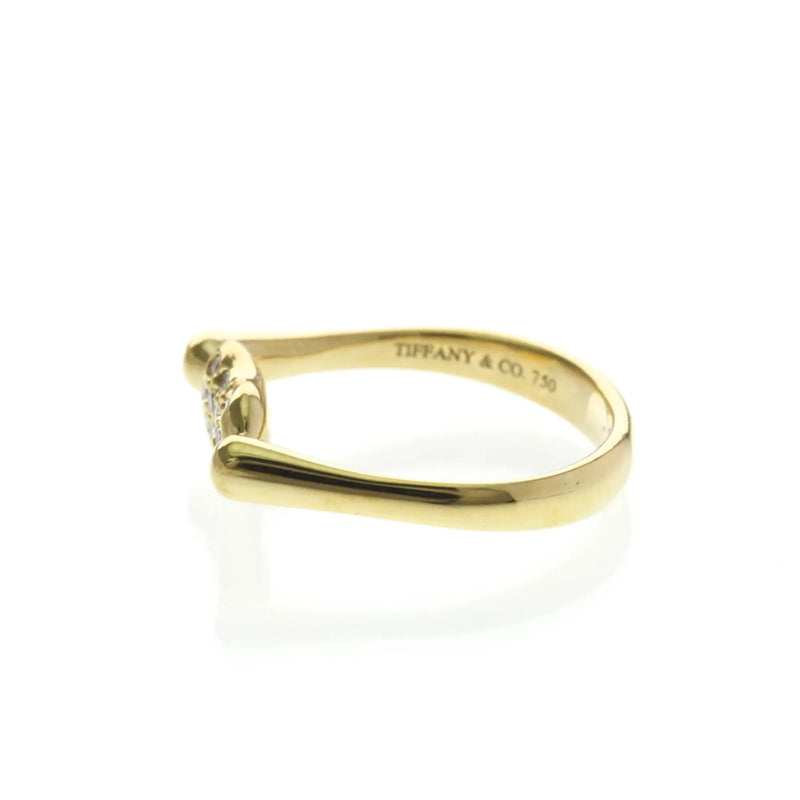 Tiffany & Co. Elsa Peretti Bean Band 18k Yellow Gold With Diamonds Yellow_gold Jewelry