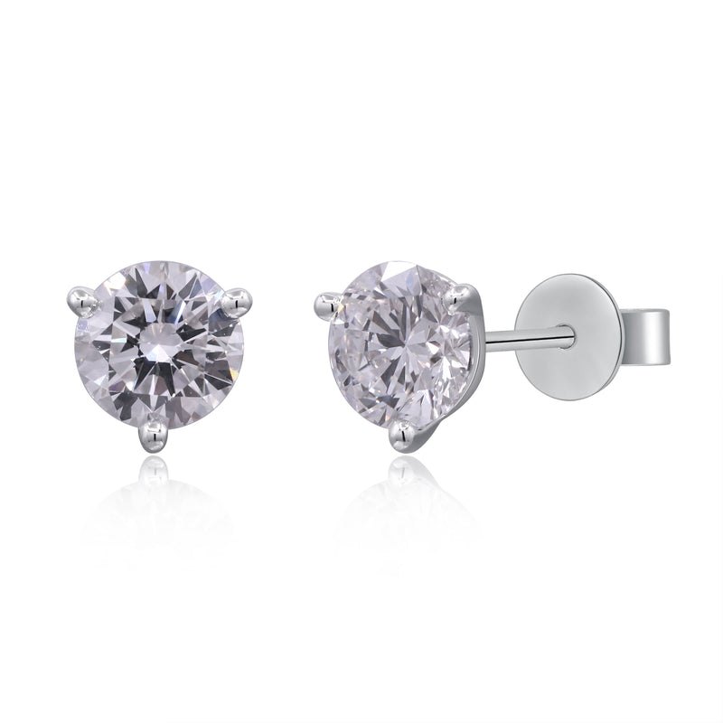 2.06 Ctw White Gold Lab-Grown Diamond Earrings 14k