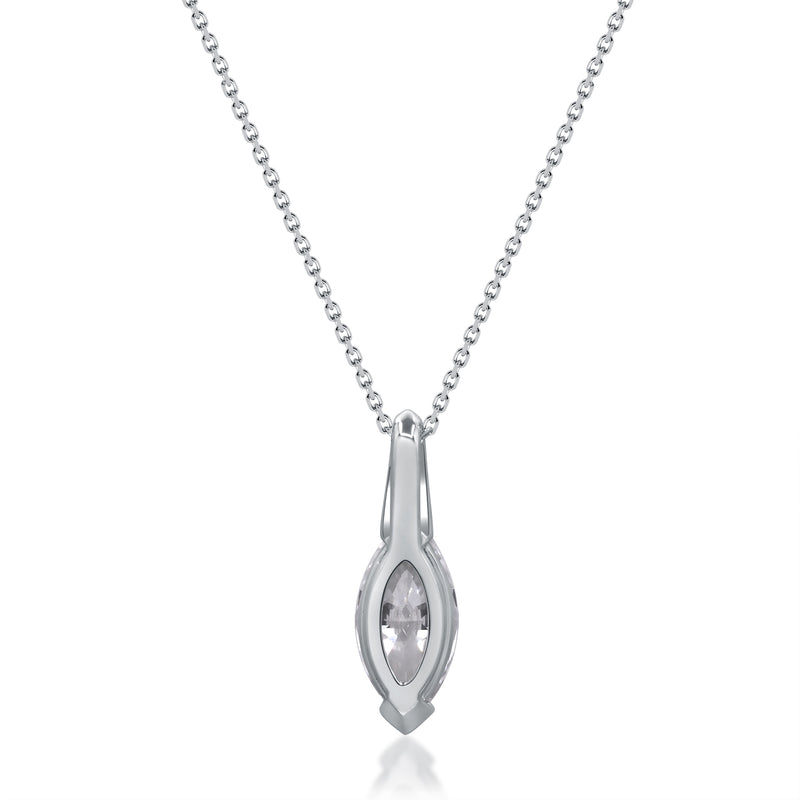 1.67 Ctw White Gold Lab-Grown Diamond Pendant 14k