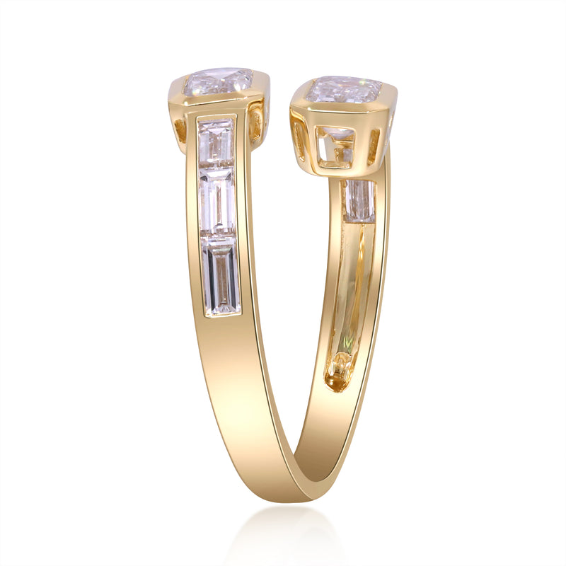 1.69 Ctw Yellow Gold Lab-Grown Diamond Ring 14k Rings