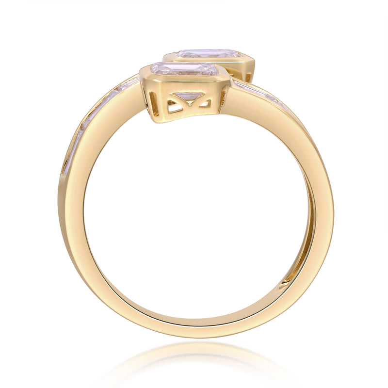 1.69 Ctw Yellow Gold Lab-Grown Diamond Ring 14k Rings