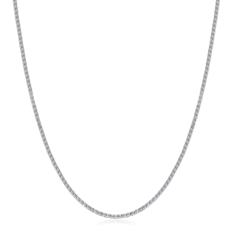 9.35 Ctw White Gold Lab-Grown Diamond Necklace 14k Necklaces