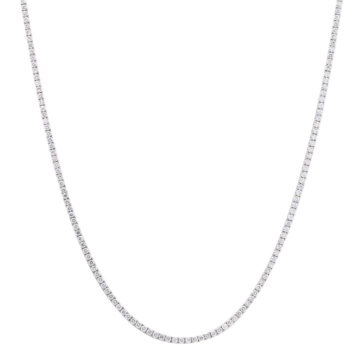 9.35 Ctw White Gold Lab-Grown Diamond Necklace 14k Necklaces