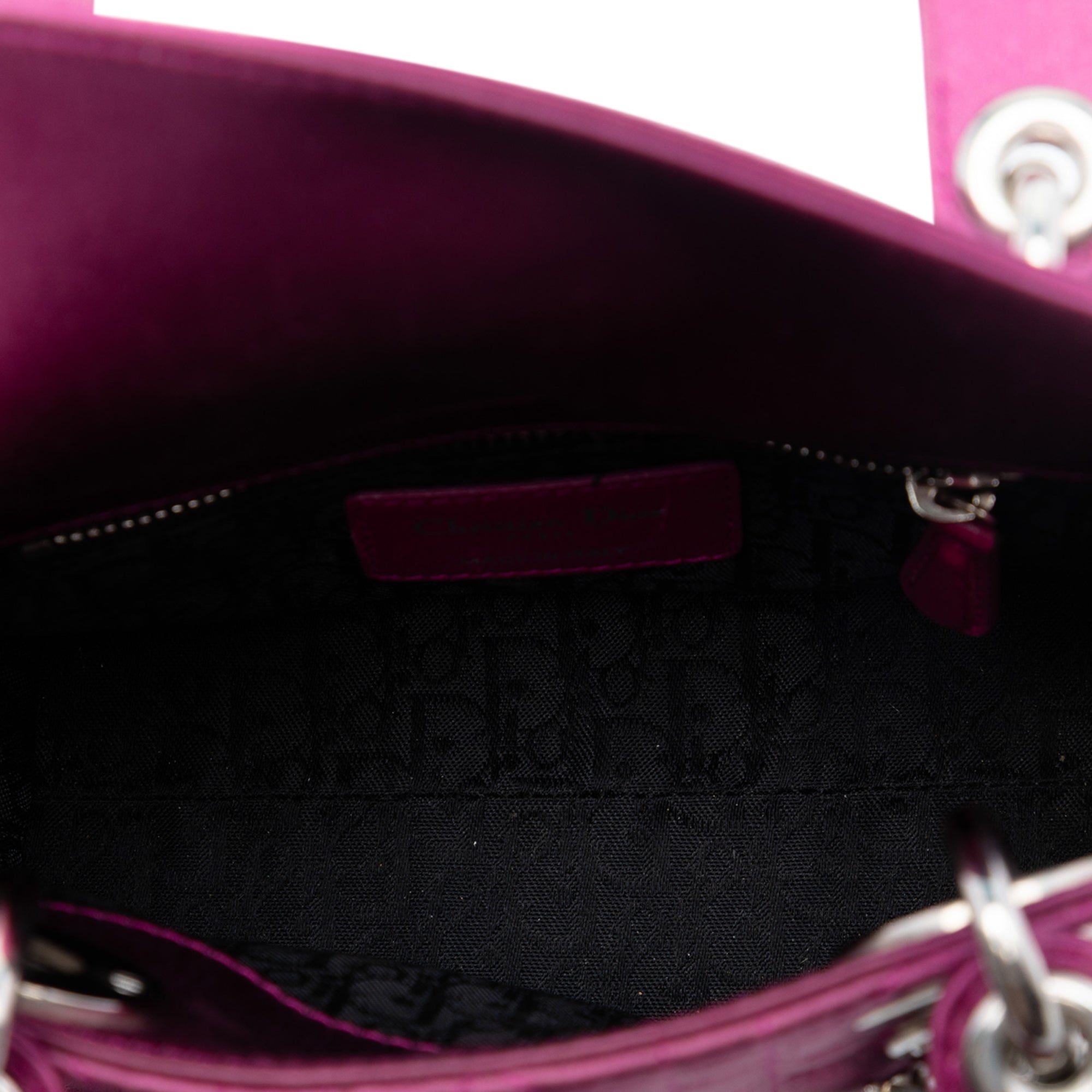 Mini Satin Cannage Lady Dior - Image 4
