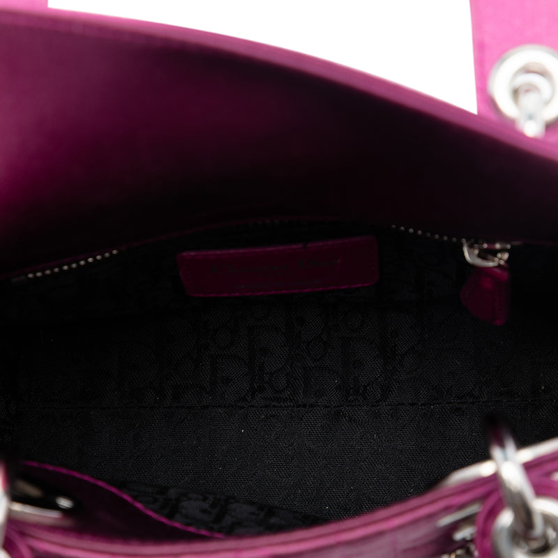 Mini Satin Cannage Lady Dior - Image 4