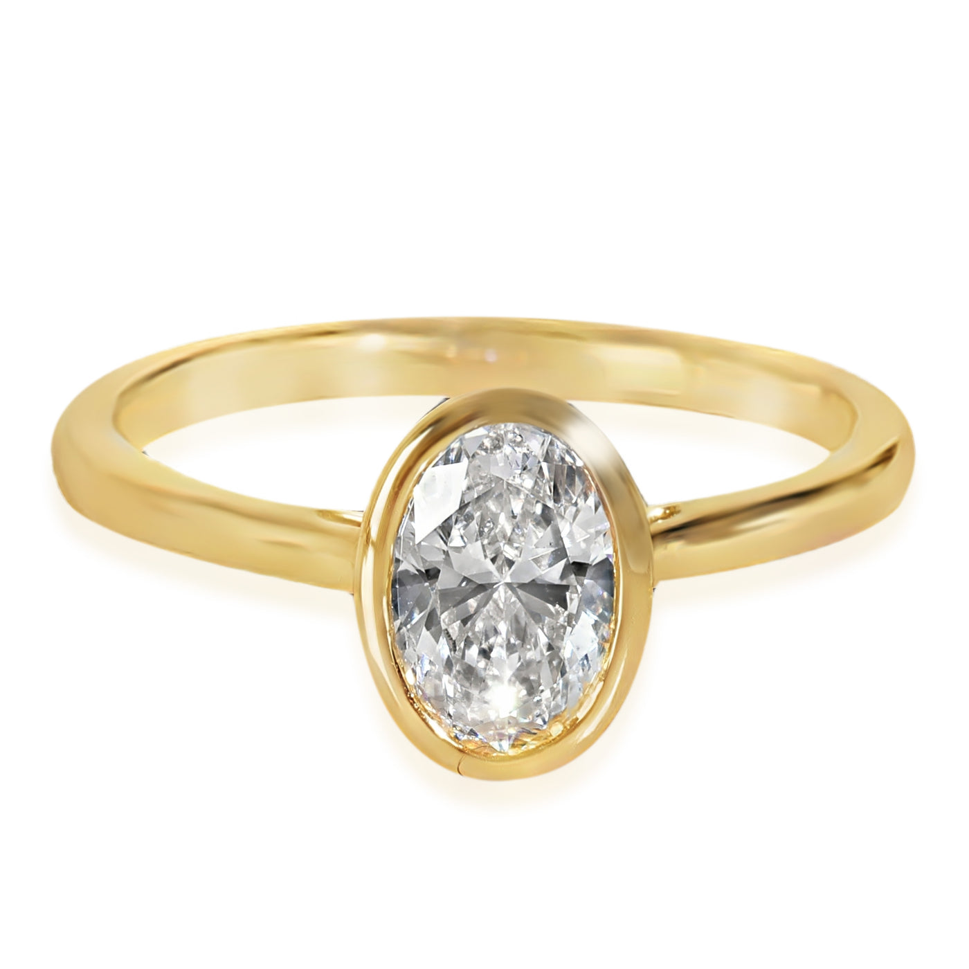1 Ctw Yellow Gold Lab-Grown Diamond Ring 14k