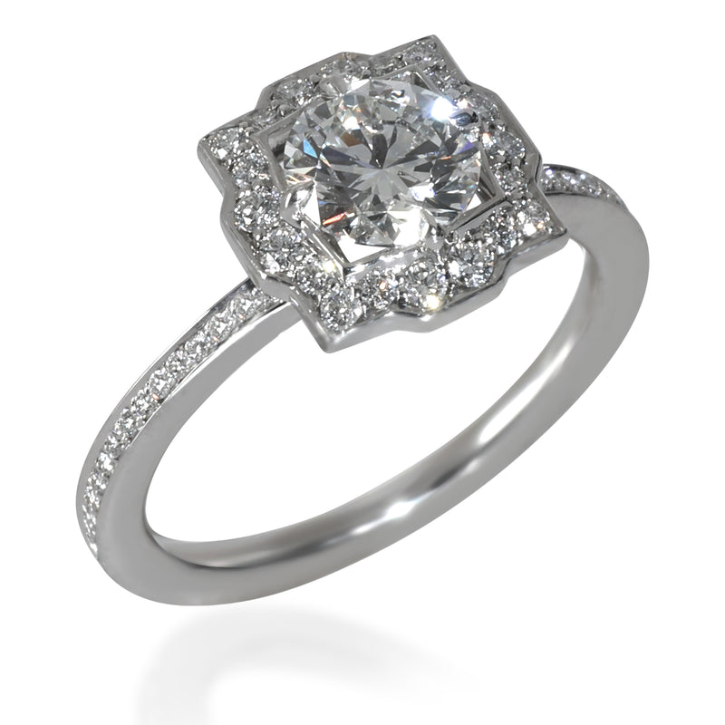 Harry Winston 0.55 Ct Diamond Belle Engagement Ring 950