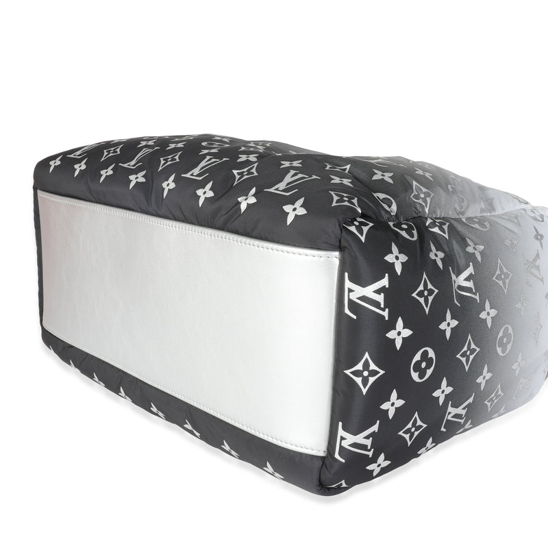 Louis Vuitton Frost Nylon Monogram Gradient Lv Snow Onthego Mm Gray; White Handbag