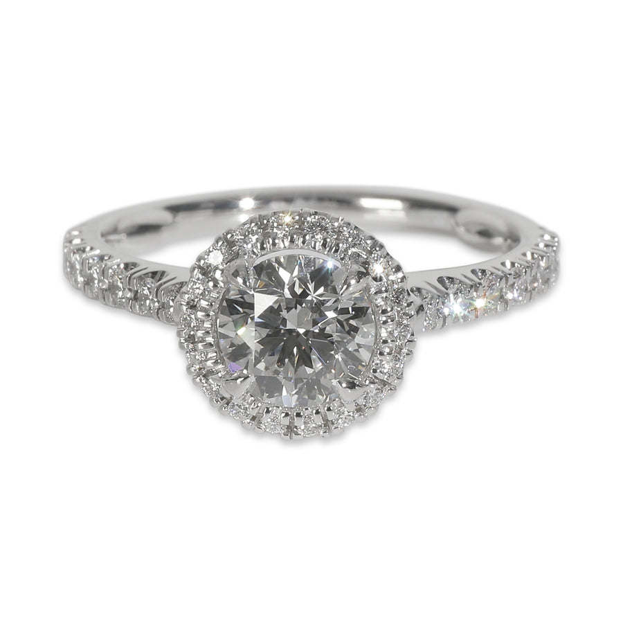 Cartier 0.9 Ct Round Brilliant Diamond Destinee Engagement Ring 950
