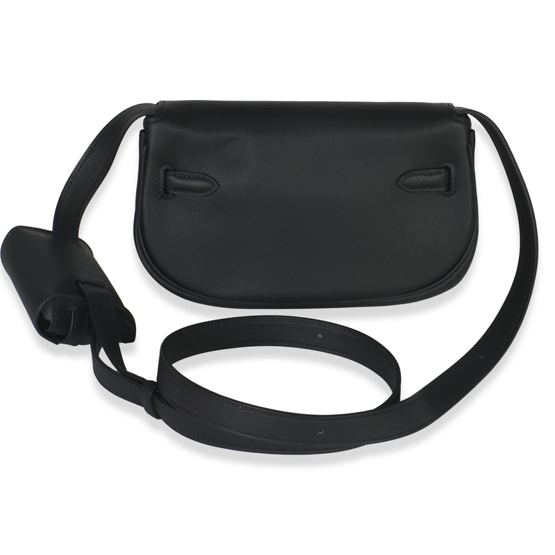 Hermès Black Swift Kelly Moove Phw Leather Handbag