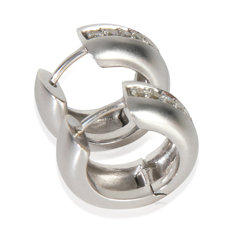 H. Stern White Gold Diamond Earrings 18k