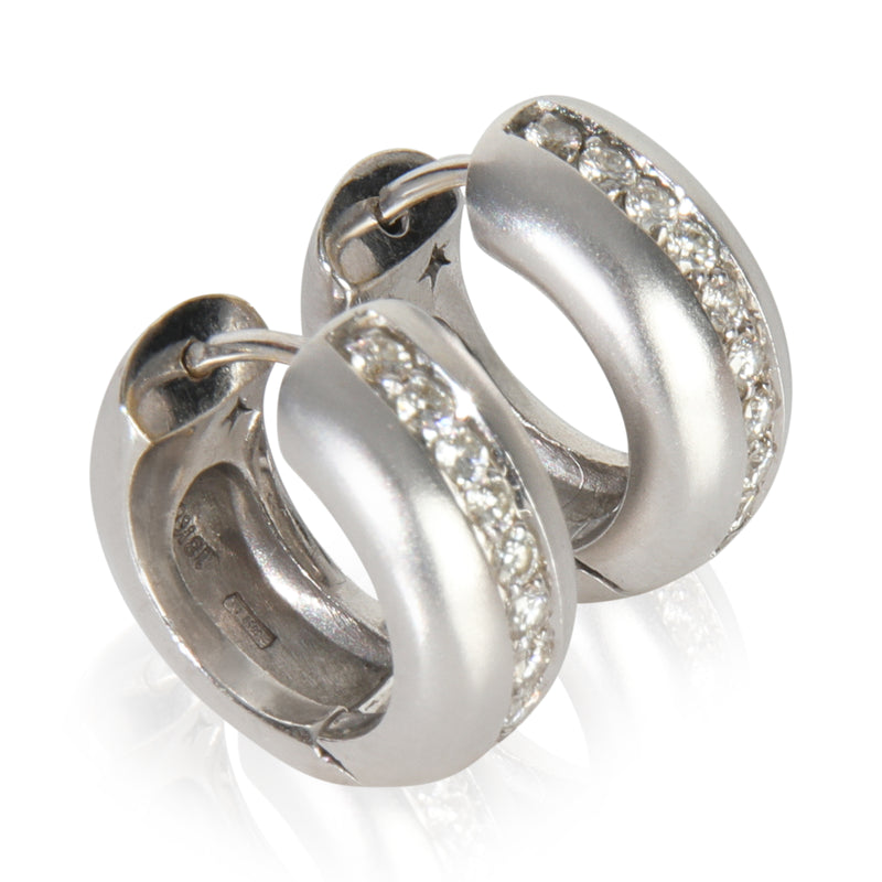 H. Stern White Gold Diamond Earrings 18k