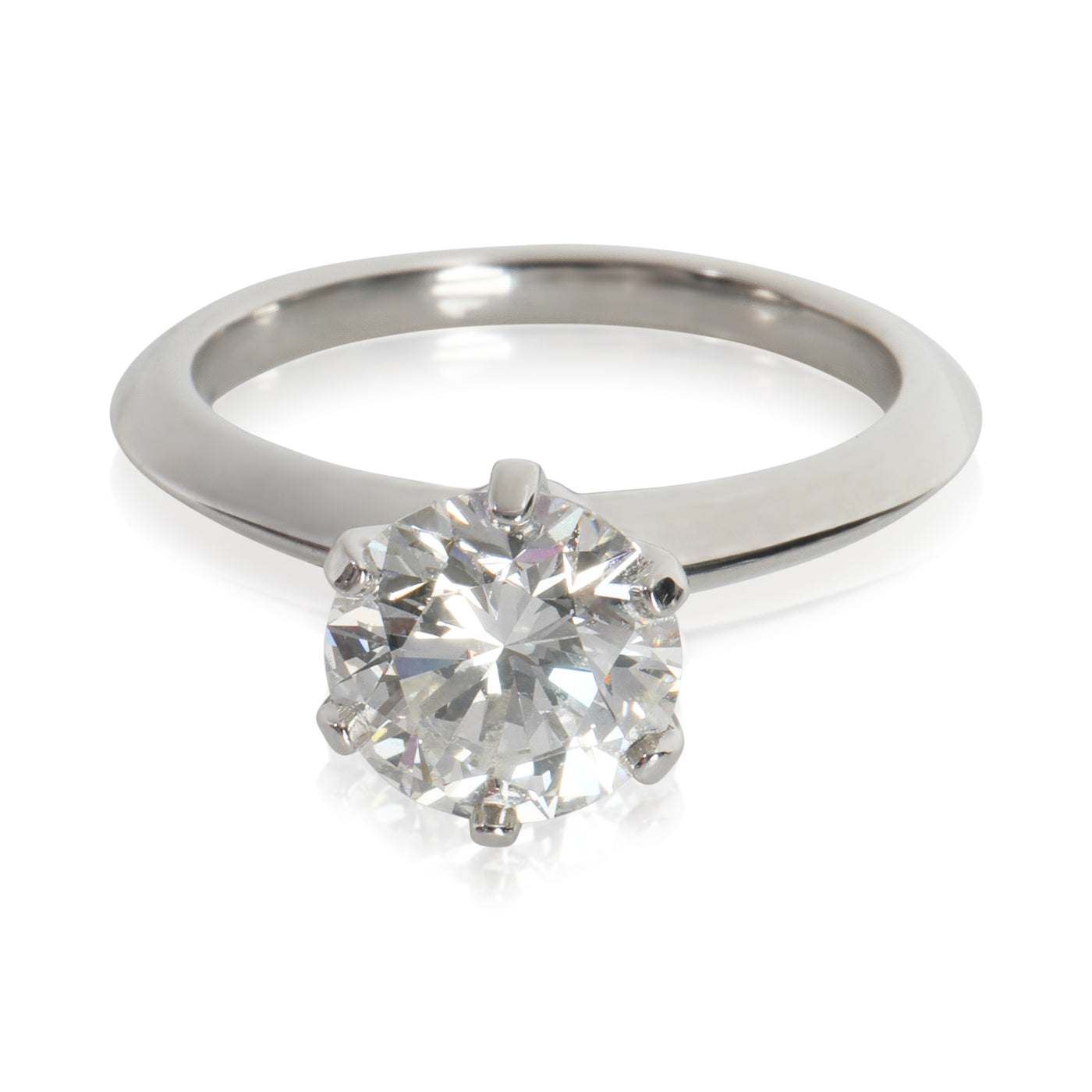 Tiffany & Co. 1.91 Ct Round Brilliant Diamond Engagement Ring 950