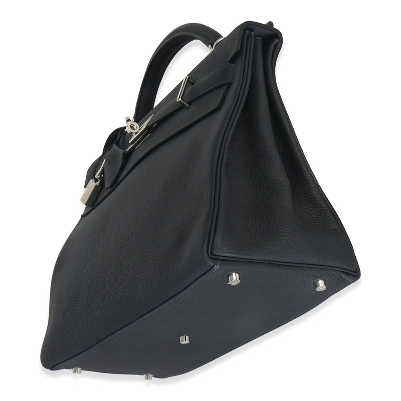 Hermès Plomb Togo Maxi Kelly Retourne 42 Phw Gray Leather Handbag