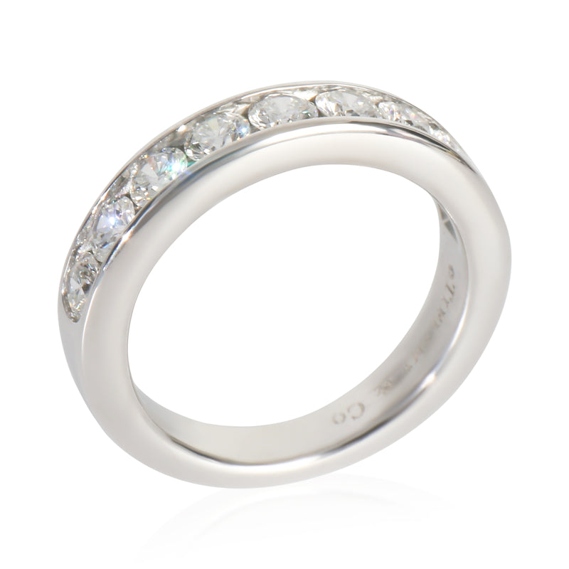 Tiffany & Co. Platinum Diamond Channel Set Band 950