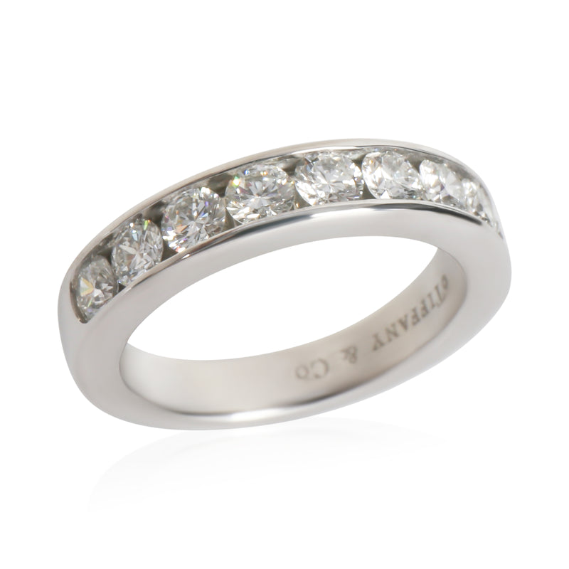 Tiffany & Co. Platinum Diamond Channel Set Band 950