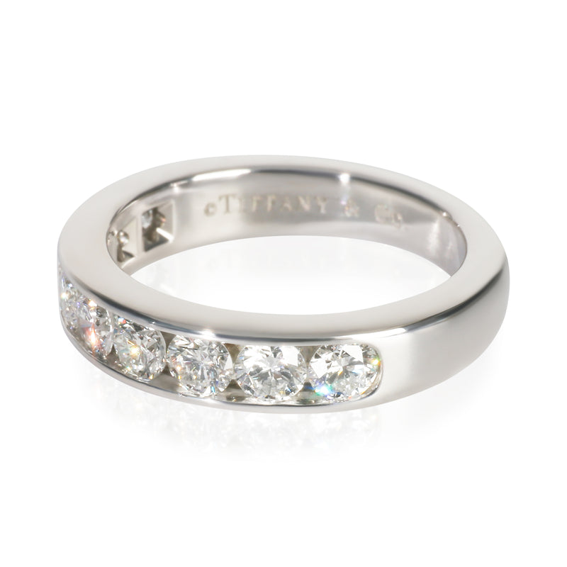Tiffany & Co. Platinum Diamond Channel Set Band 950
