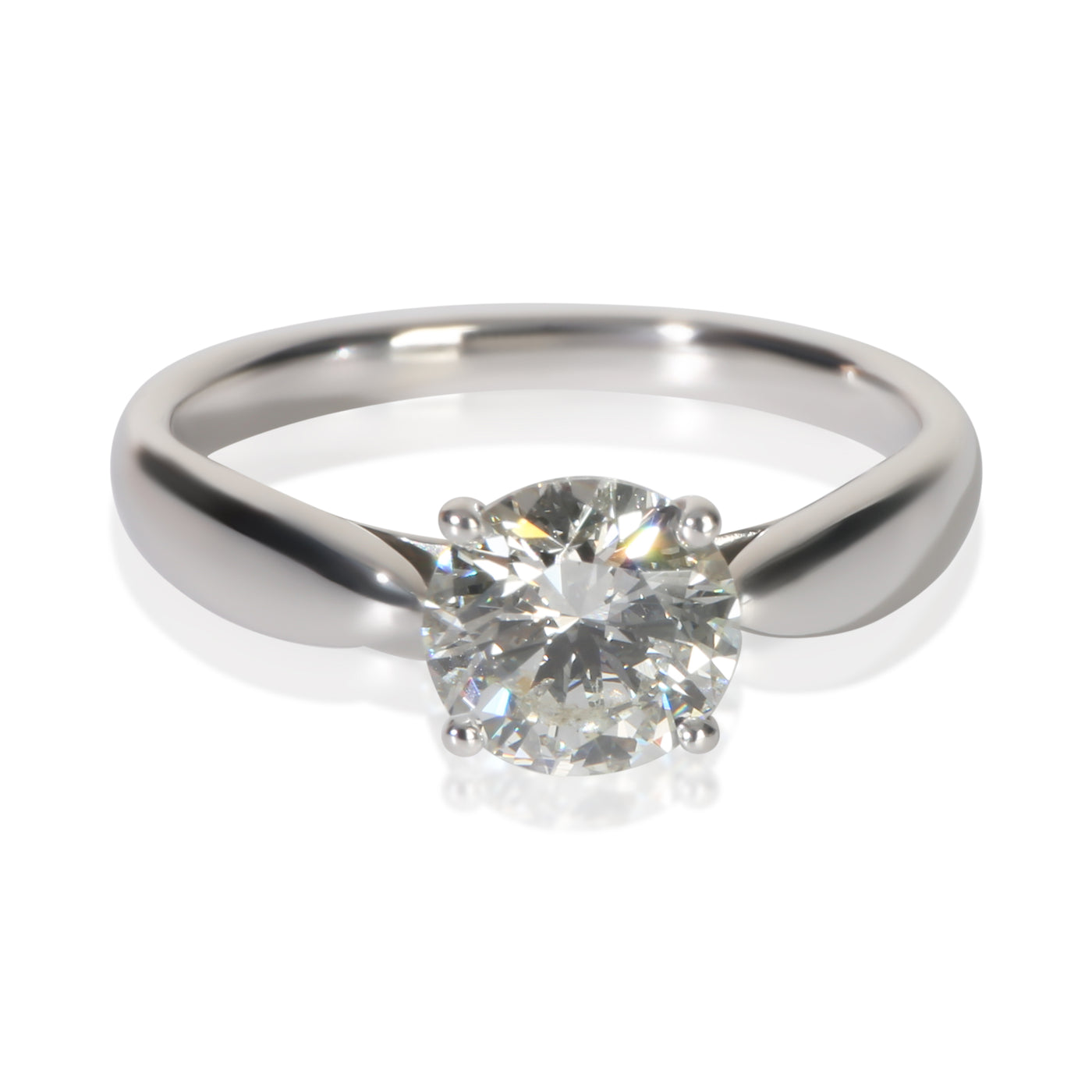 Tiffany & Co. 0.96 Ct Round Brilliant Diamond Harmony Engagement Ring 950