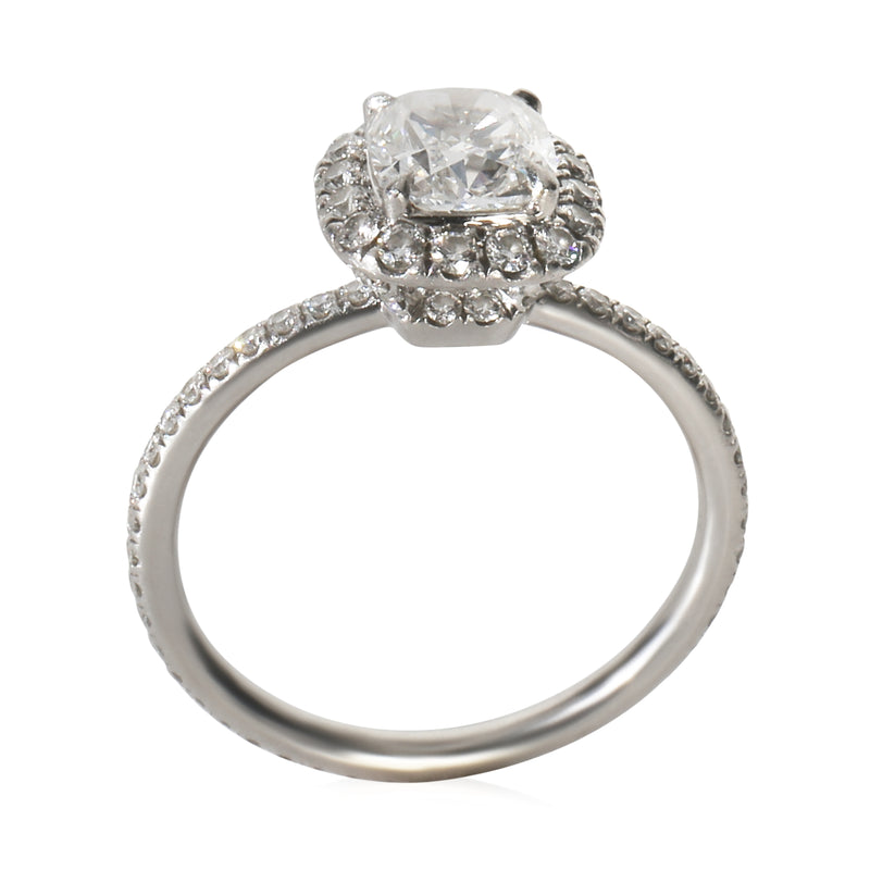 Harry Winston 1.03 Ct Cushion Modified Diamond Engagement Ring 950