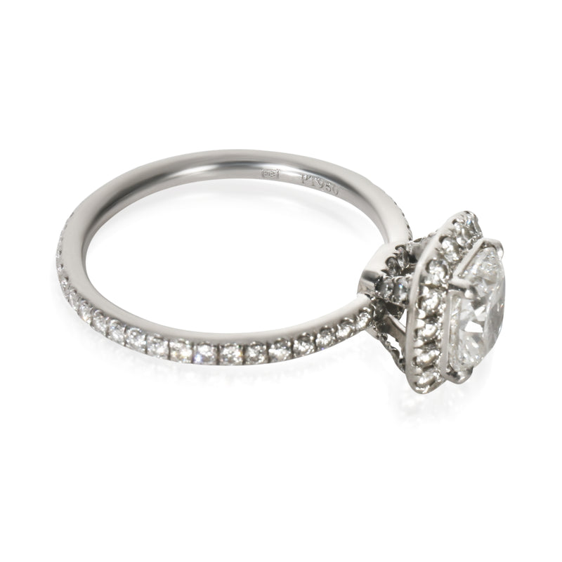 Harry Winston 1.03 Ct Cushion Modified Diamond Engagement Ring 950