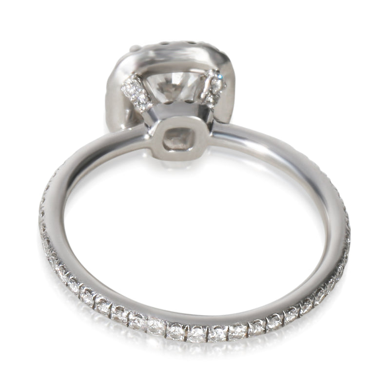 Harry Winston 1.03 Ct Cushion Modified Diamond Engagement Ring 950