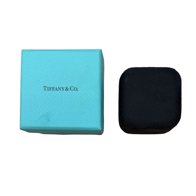 Tiffany & Co. White Gold Diamond T Wire Ring 18k
