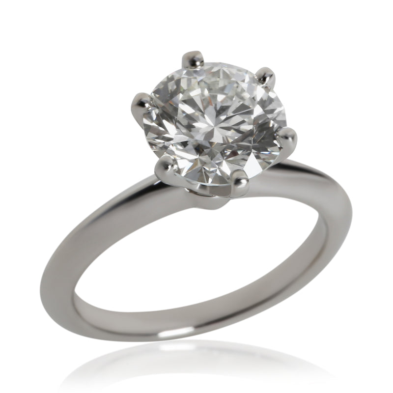 Tiffany & Co. 1.86 Ct Round Brilliant Diamond Engagement Ring 950