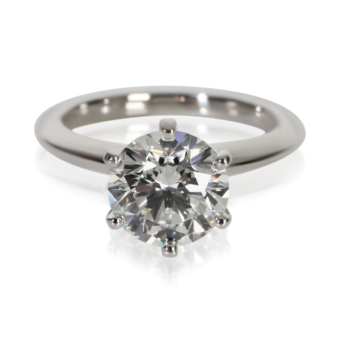 Tiffany & Co. 1.86 Ct Round Brilliant Diamond Engagement Ring 950