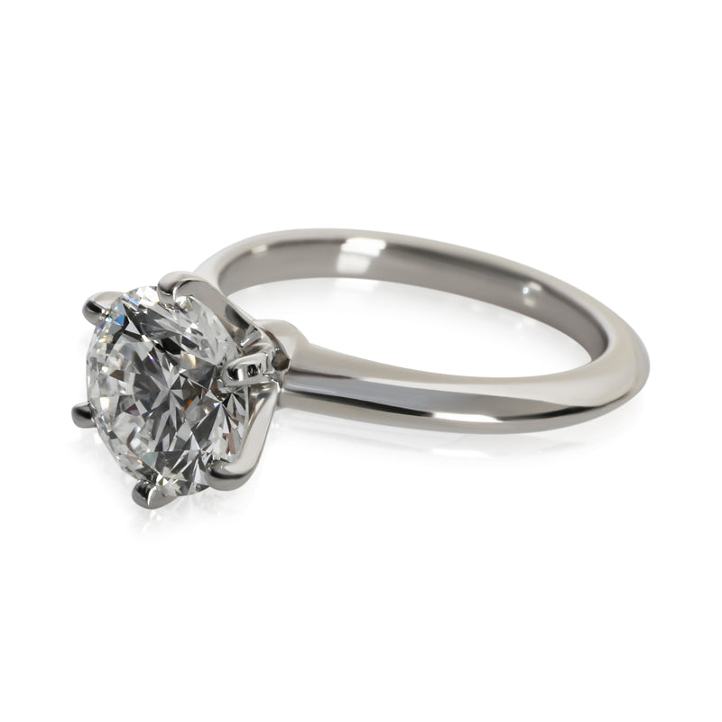 Tiffany & Co. 1.86 Ct Round Brilliant Diamond Engagement Ring 950