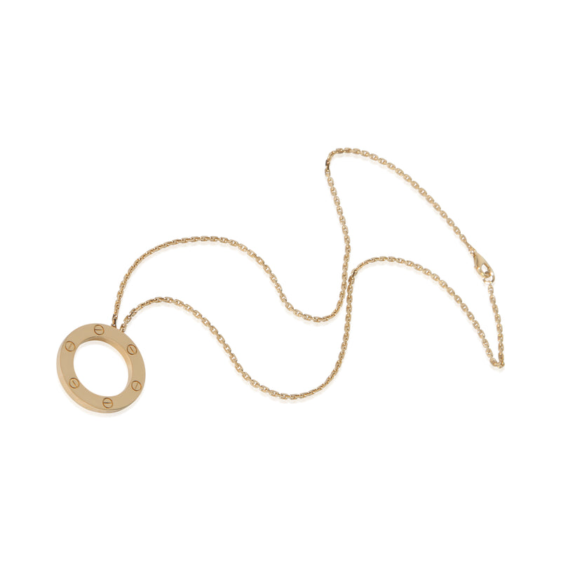 Cartier Yellow Gold Love Necklace 18k