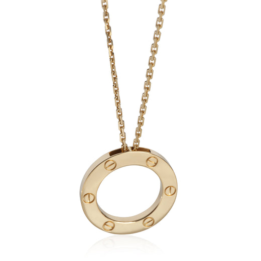 Cartier Yellow Gold Love Necklace 18k