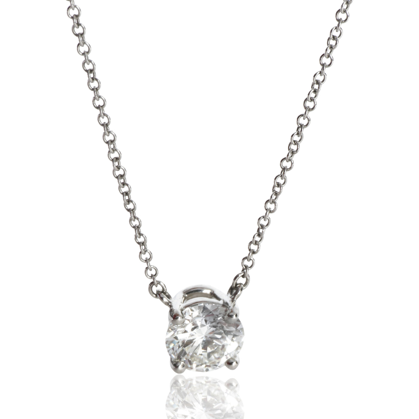 Tiffany & Co. Platinum Diamond Pendant 950