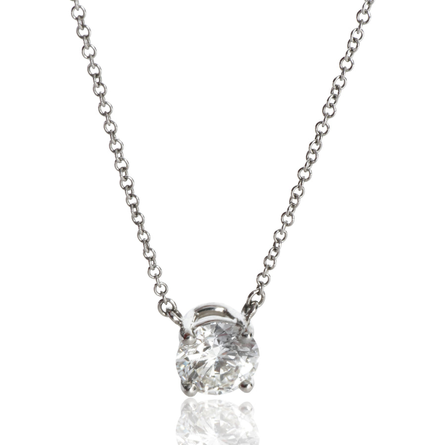Tiffany & Co. Platinum Diamond Pendant 950