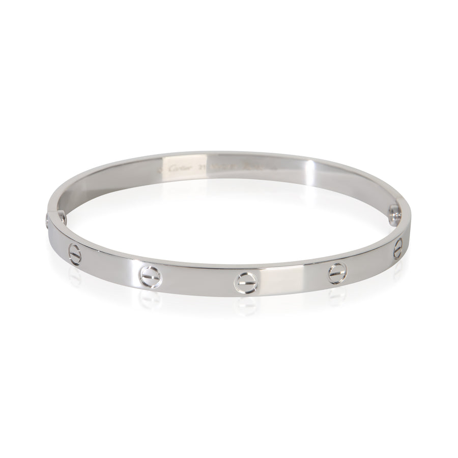 Cartier White Gold Love Bracelet 18k