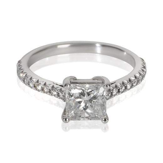 Tiffany & Co. 0.99 Ct Princess Diamond Novo Engagement Ring 950