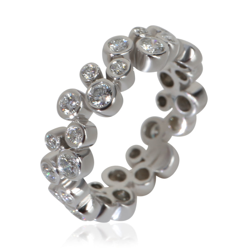 Tiffany & Co. Platinum Diamond Bubbles Band 950