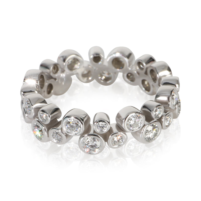 Tiffany & Co. Platinum Diamond Bubbles Band 950