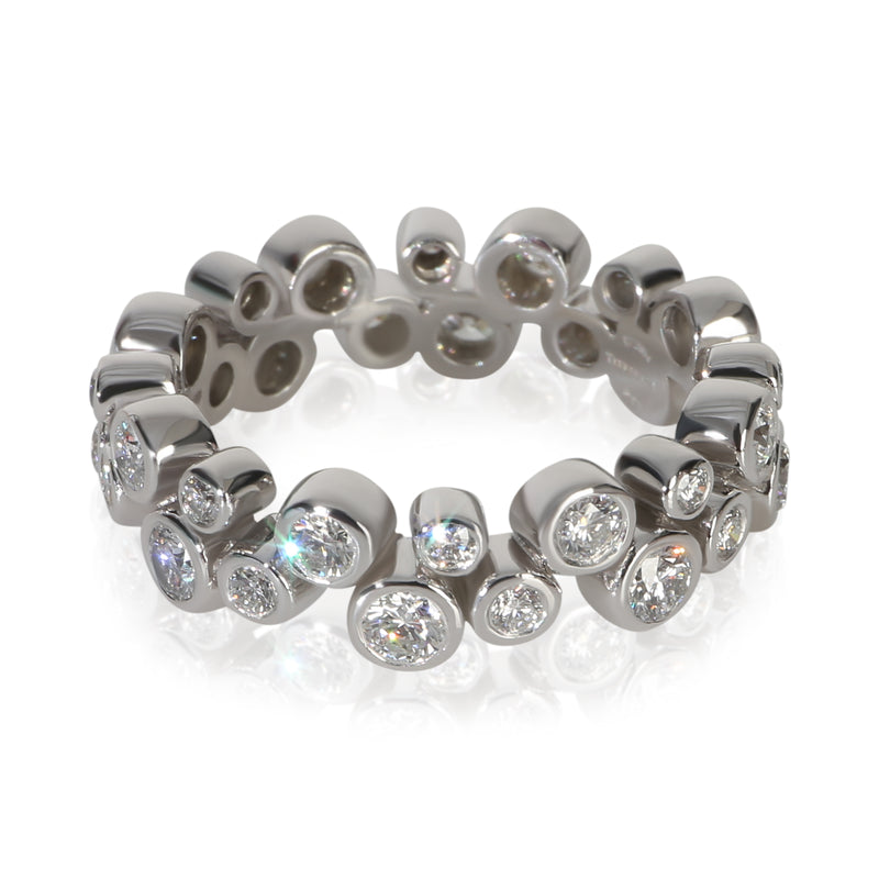 Tiffany & Co. Platinum Diamond Bubbles Band 950