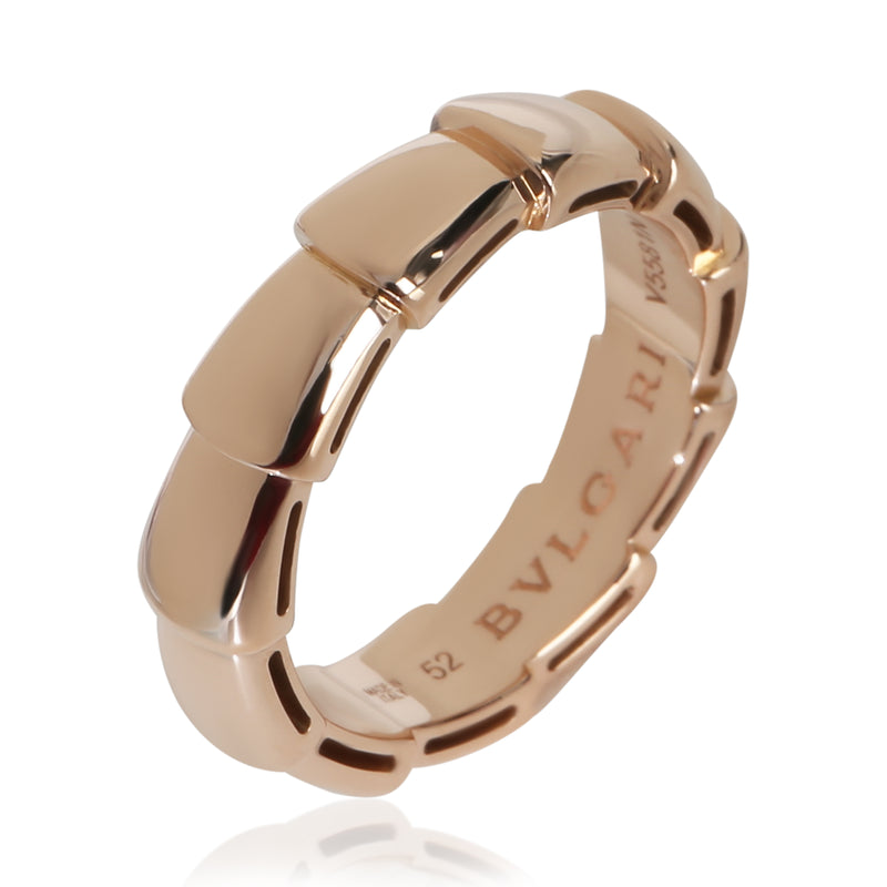 Bvlgari Rose Gold Serpenti Viper Thick Band 18k