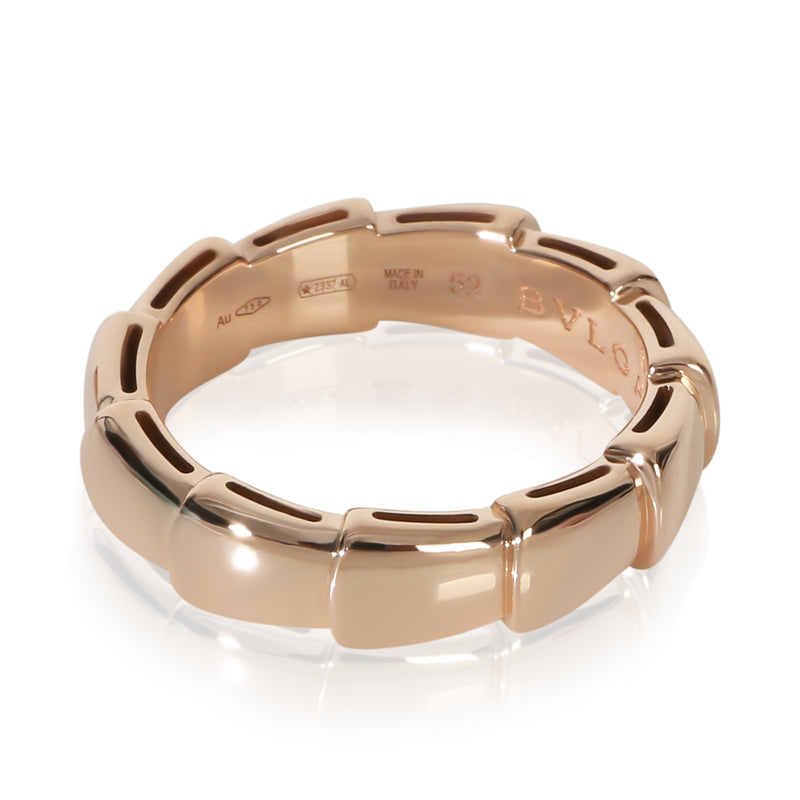 Bvlgari Rose Gold Serpenti Viper Thick Band 18k