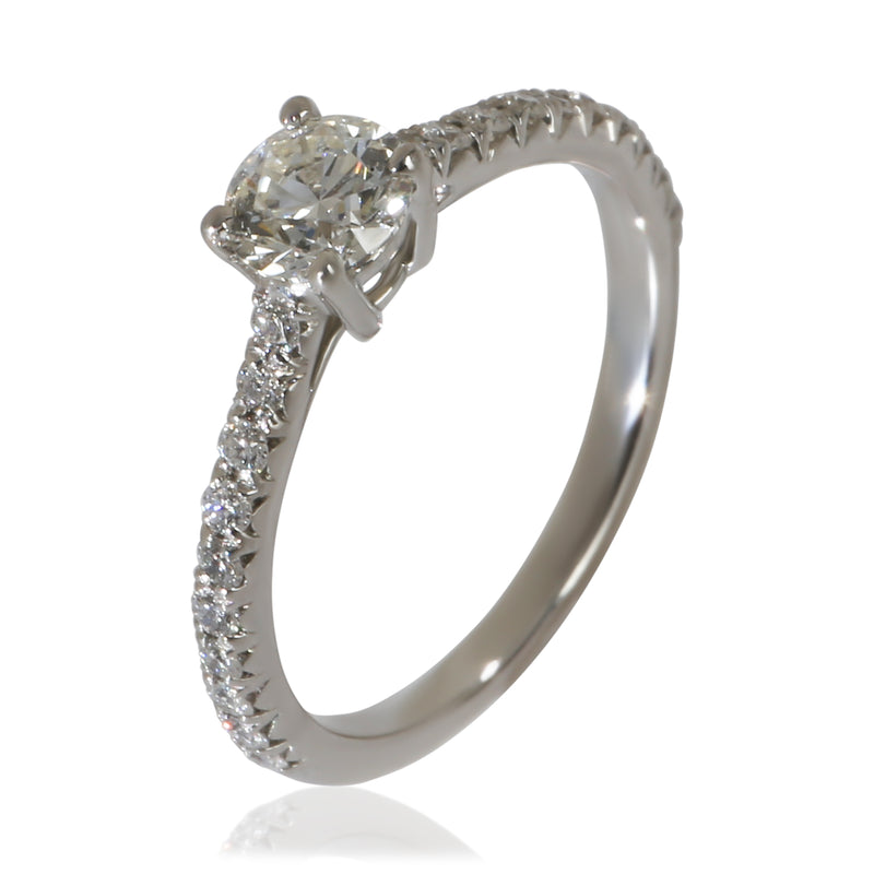 Tiffany & Co. 0.38 Ct Round Brilliant Diamond Novo Engagement Ring 950