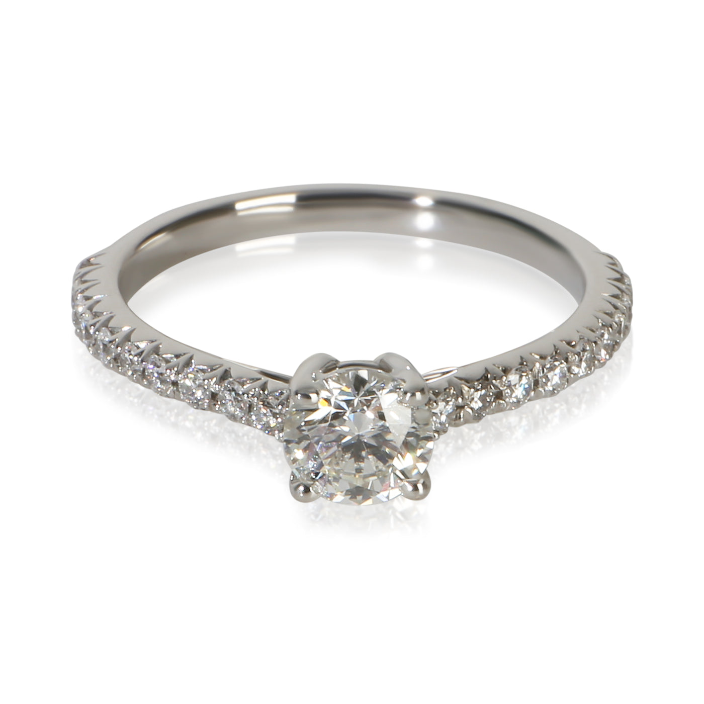 Tiffany & Co. 0.38 Ct Round Brilliant Diamond Novo Engagement Ring 950